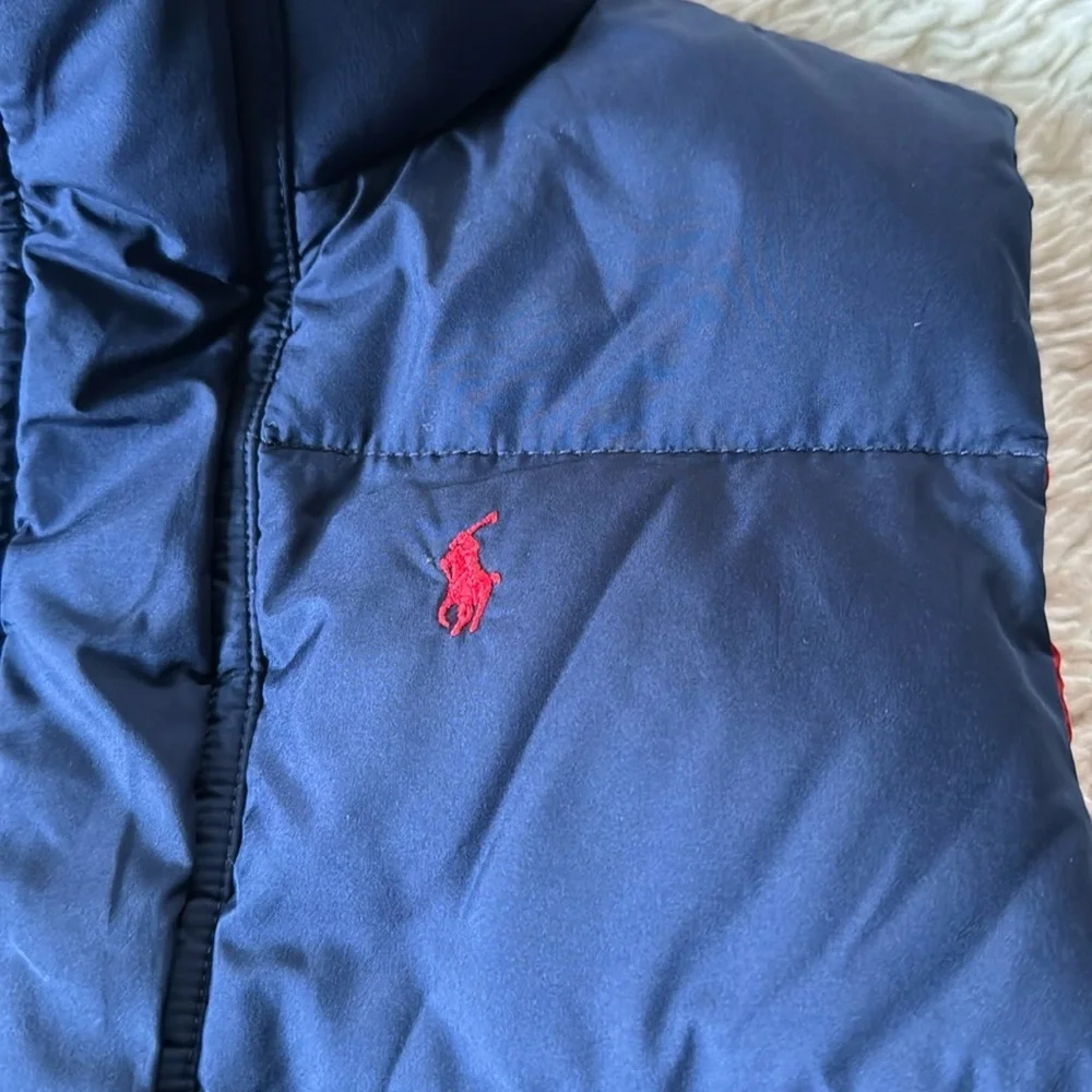 Polo Ralph Lauren Navy Blue Down Filled Puffer Vest for kid  size 5